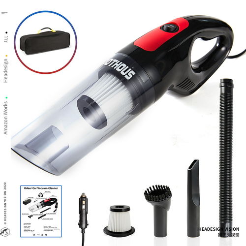 车载吸尘器产品拍摄与主图设计 狮子头视觉摄像及制作服务